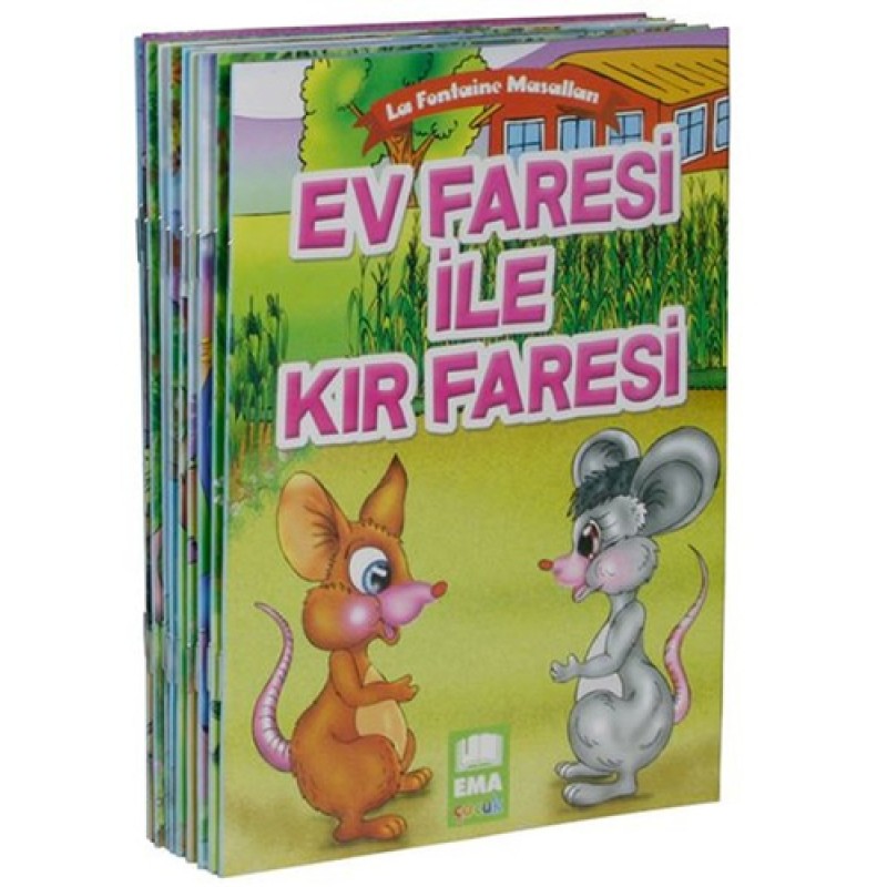 La Fontaine Masalları Küçük Boy - 10 Kitap Takım