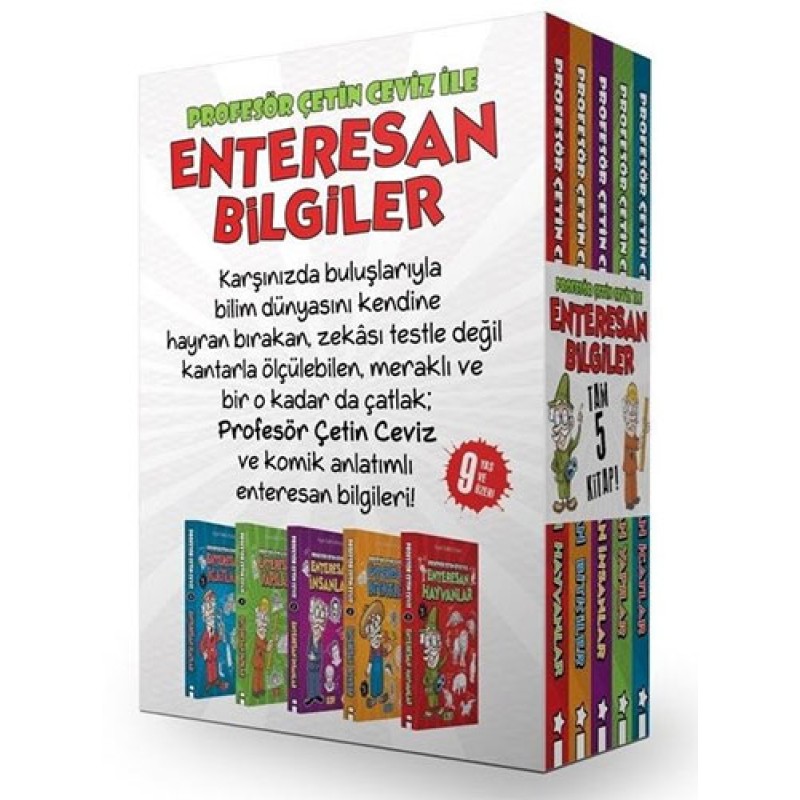 Enteresan Bilgiler Seti - 5 Kitap Takım (Kutulu)
