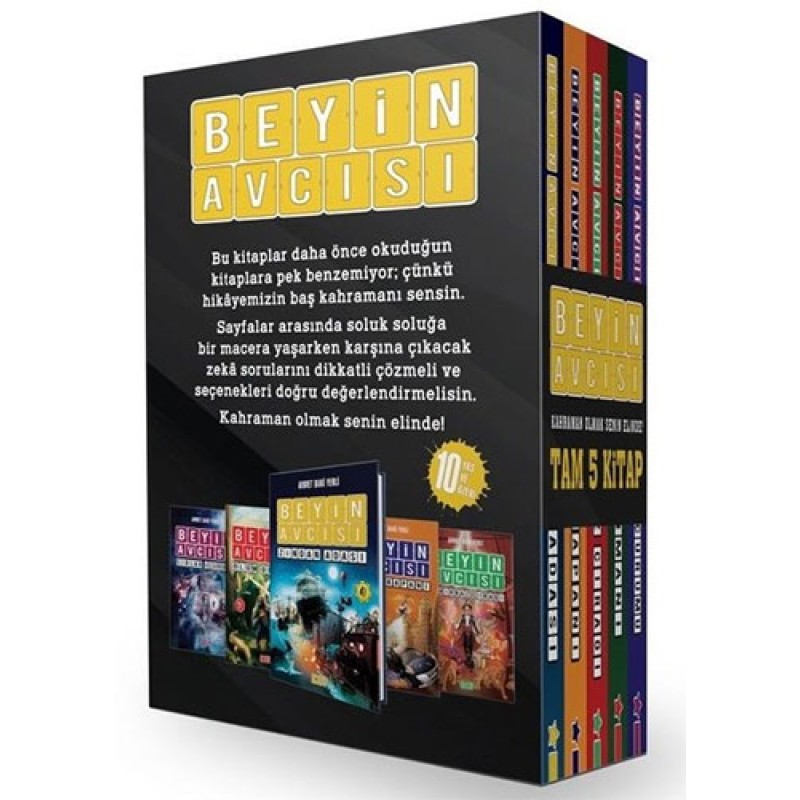 Beyin Avcısı (5 Kitap Takım Ciltli - Kutulu) Beyin Avcısı (5 Kitap Takım Ciltli - Kutulu)