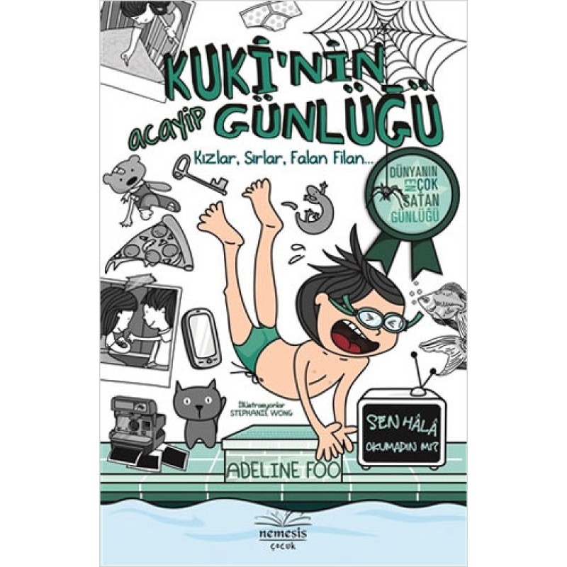 Kuki'nin Acayip Günlüğü 2 - Kızlar, Sırlar, Falan Filan... (Ciltli) Kuki'nin Acayip Günlüğü 2 - Kızlar, Sırlar, Falan Filan... (Ciltli)