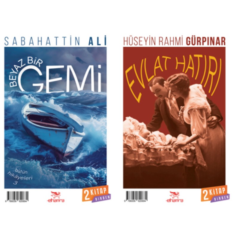 Beyaz Bir Gemi - Evlat Hatırı 2 Kitap Birden Beyaz Bir Gemi - Evlat Hatırı 2 Kitap Birden