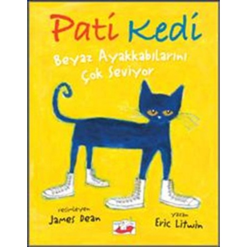 Pati Kedi - Beyaz Ayakkabılarını Çok Seviyor Pati Kedi - Beyaz Ayakkabılarını Çok Seviyor