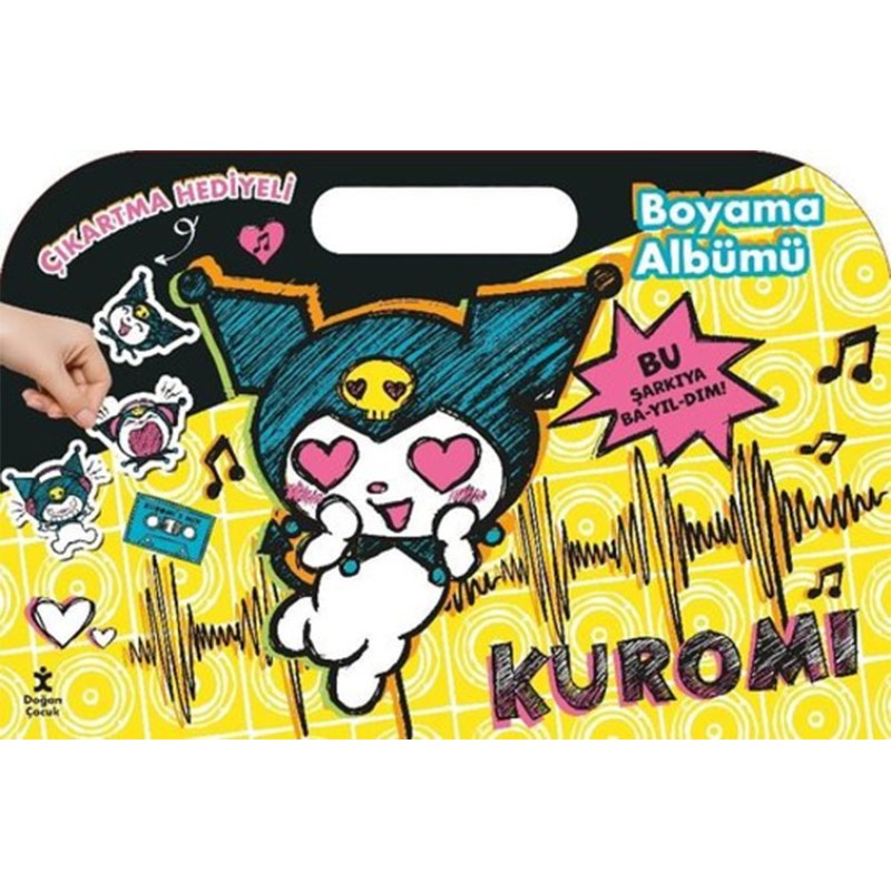 Kuromi - Çıkartma Hediyeli Boyama Albümü Kuromi - Çıkartma Hediyeli Boyama Albümü