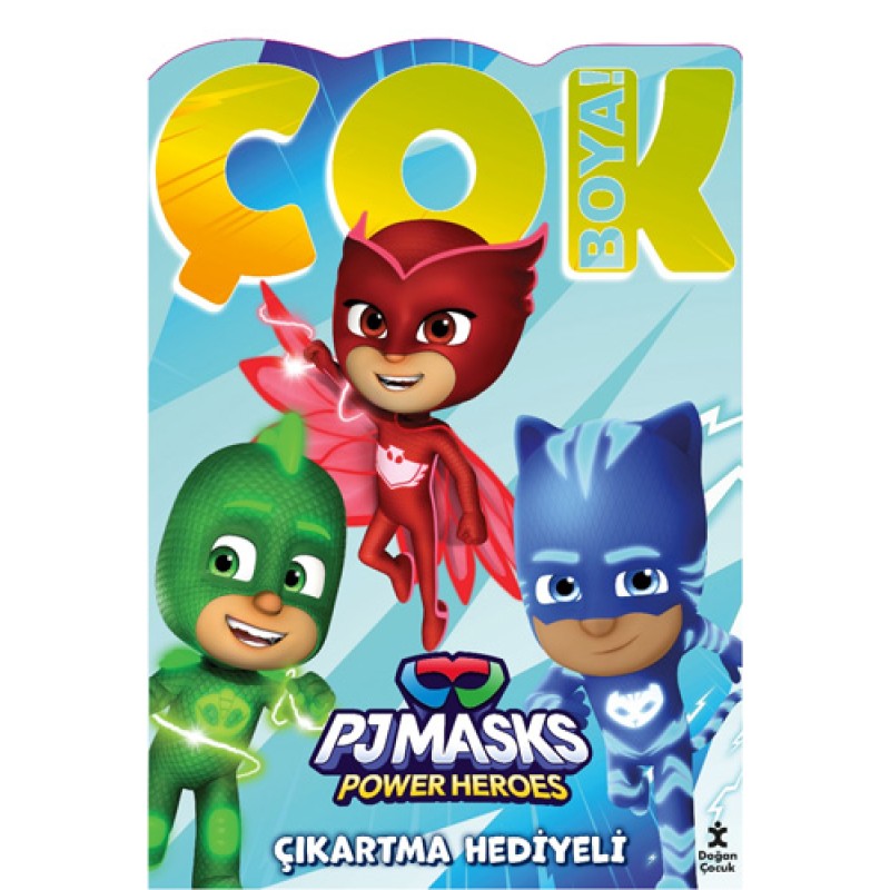 Pjmasks Çok Boya! - Çıkartmalı Dev Boyama Kitabı Pjmasks Çok Boya! - Çıkartmalı Dev Boyama Kitabı