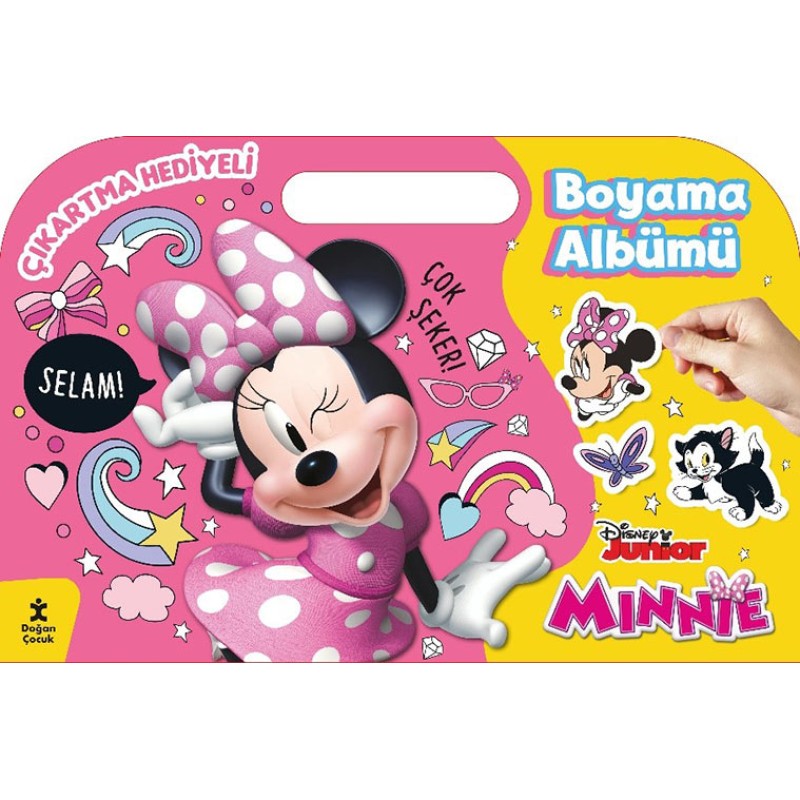 Minnie Çıkartma Hediyeli Boyama Albümü Minnie Çıkartma Hediyeli Boyama Albümü