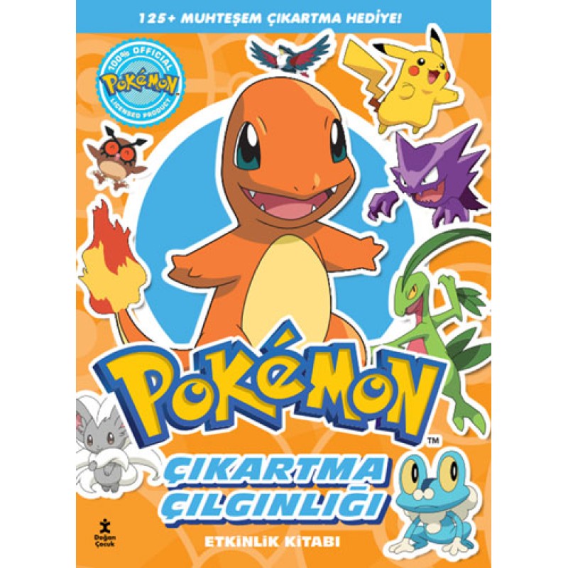 Pokémon - Charmander Çıkartma Çılgınlığı Etkinlik Kitabı Pokémon - Charmander Çıkartma Çılgınlığı Etkinlik Kitabı