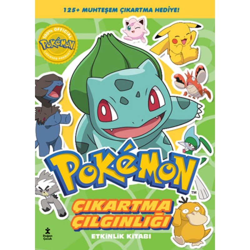 Pokémon - Bulbasaur Çıkartma Çılgınlığı Etkinlik Kitabı Pokémon - Bulbasaur Çıkartma Çılgınlığı Etkinlik Kitabı