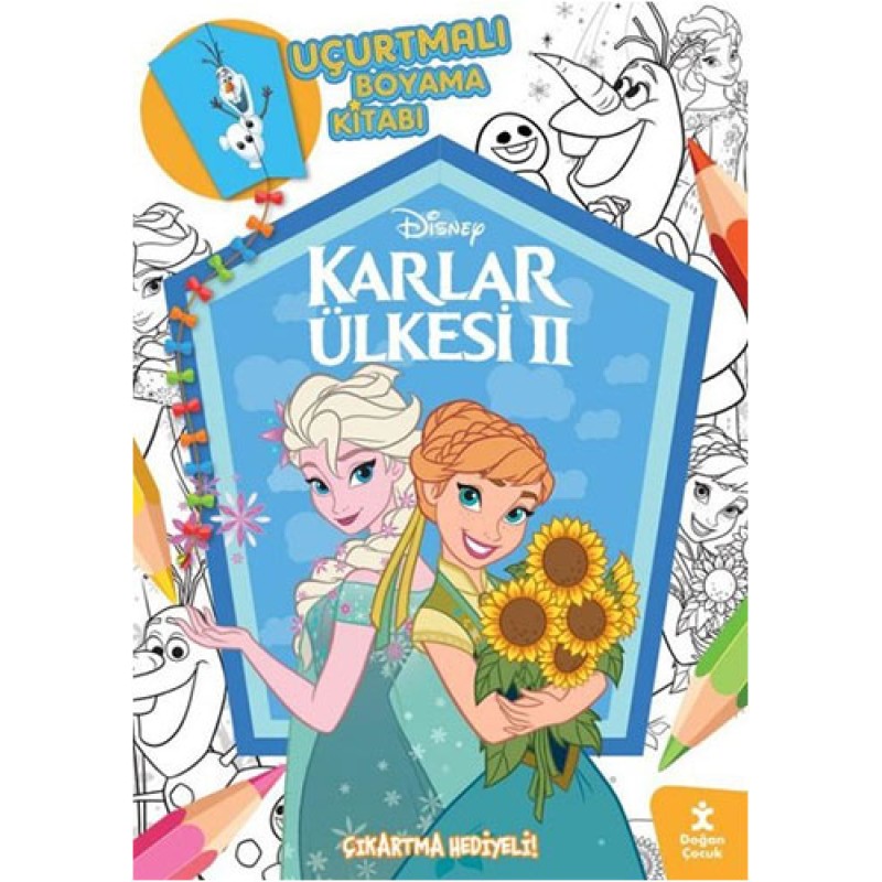 Karlar Ülkesi 2 - Uçurtmalı Boyama Kitabı - Çıkartma Hediyeli! Karlar Ülkesi 2 - Uçurtmalı Boyama Kitabı - Çıkartma Hediyeli!