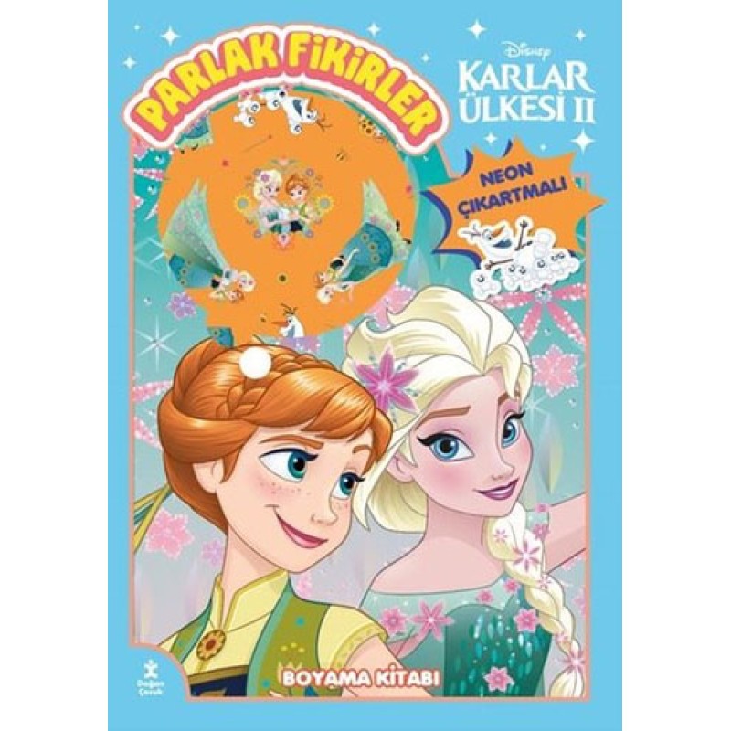 Karlar Ülkesi 2 - Parlak Fikirler Neon Çıkartmalı Boyama Kitabı Karlar Ülkesi 2 - Parlak Fikirler Neon Çıkartmalı Boyama Kitabı