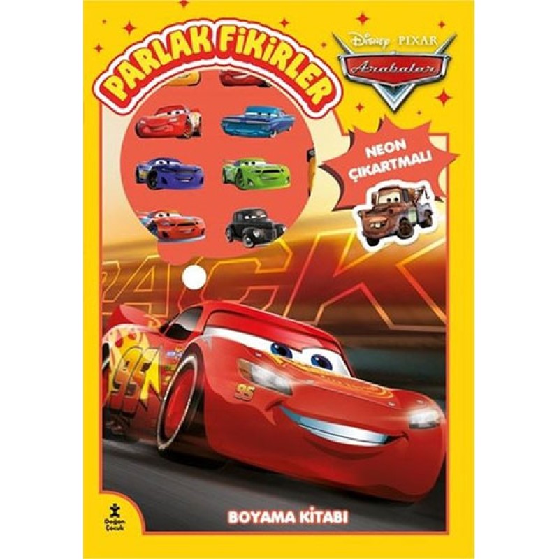 Disney Pixar Arabalar - Parlak Fikirler Neon Çıkartmalı Boyama Kitabı Disney Pixar Arabalar - Parlak Fikirler Neon Çıkartmalı Boyama Kitabı
