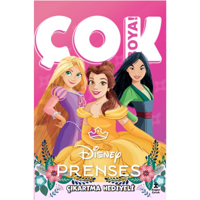 Disney Prenses - Çok Boya! Çıkartmalı Dev Boyama Kitabı