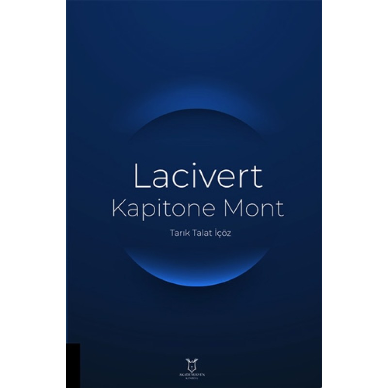 Lacivert Kapitone Mont