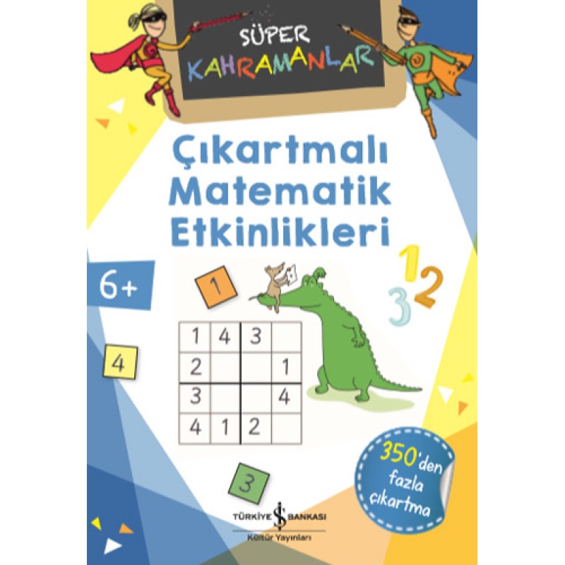 Çıkartmalı Matematik Etkinlikleri – Süper Kahramanlar Çıkartmalı Matematik Etkinlikleri – Süper Kahramanlar