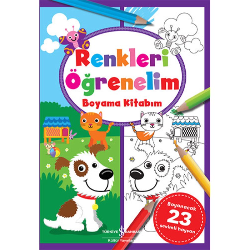 Renkleri Öğrenelim Boyama Kitabım Renkleri Öğrenelim Boyama Kitabım