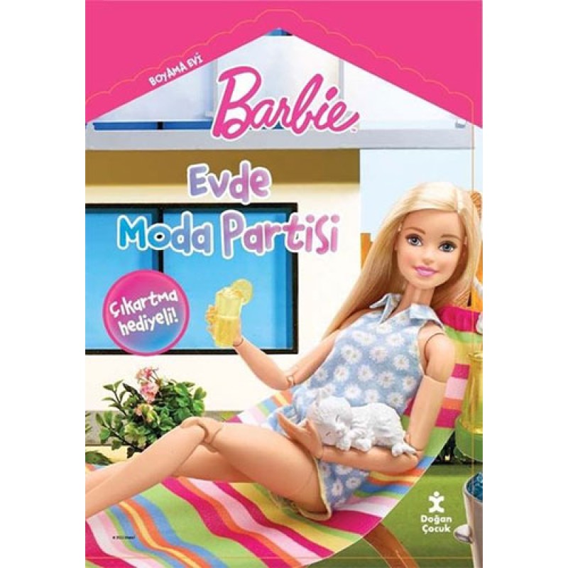 Barbie Boyama Evi - Evde Moda Partisi