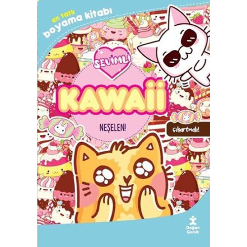 Kawaii Neşelen! En Tatlı Çıkartmalı Boyama Kitabı Kawaii Neşelen! En Tatlı Çıkartmalı Boyama Kitabı