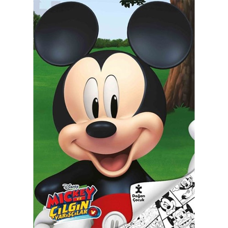 Disney Mickey ve Çılgın Yarışçılar Boyama Kitabı