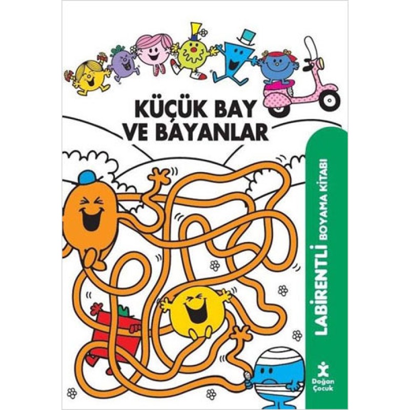 Küçük Bay ve Bayanlar - Labirentli Boyama Kitabı Küçük Bay ve Bayanlar - Labirentli Boyama Kitabı