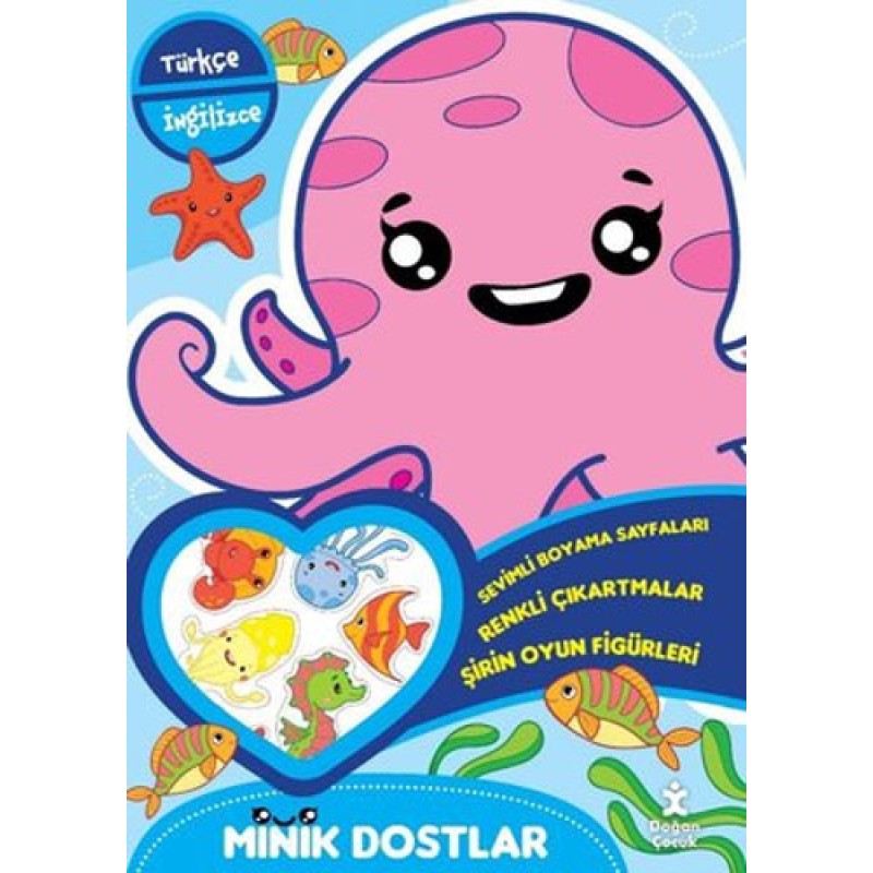 Minik Dostlar Deniz Altında Boyama Kitabı (Türkçe-İngilizce) Minik Dostlar Deniz Altında Boyama Kitabı (Türkçe-İngilizce)