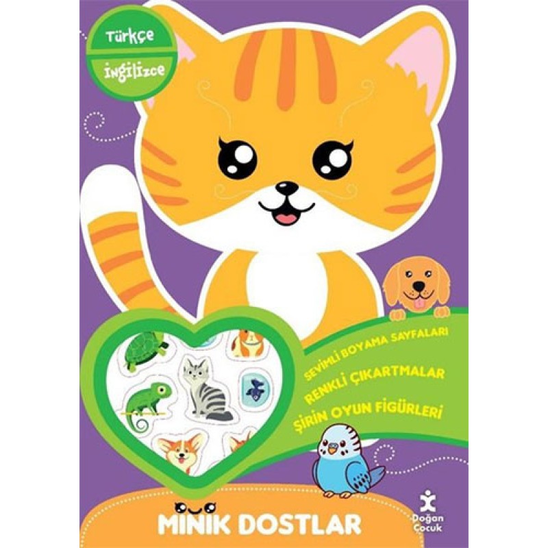 Minik Dostlar Evinin Yanında Boyama Kitabı Minik Dostlar Evinin Yanında Boyama Kitabı