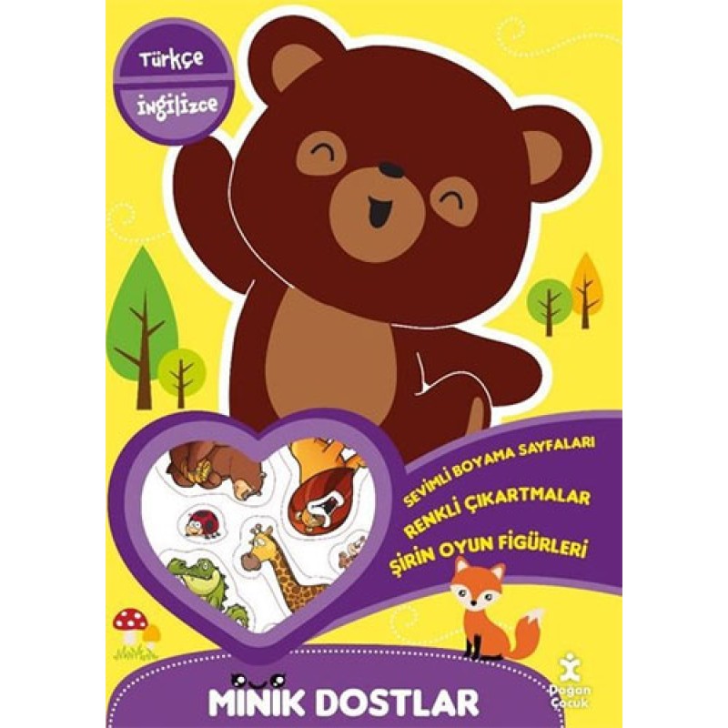 Minik Dostlar Ormanda Yürüyüş Boyama Kitabı Minik Dostlar Ormanda Yürüyüş Boyama Kitabı