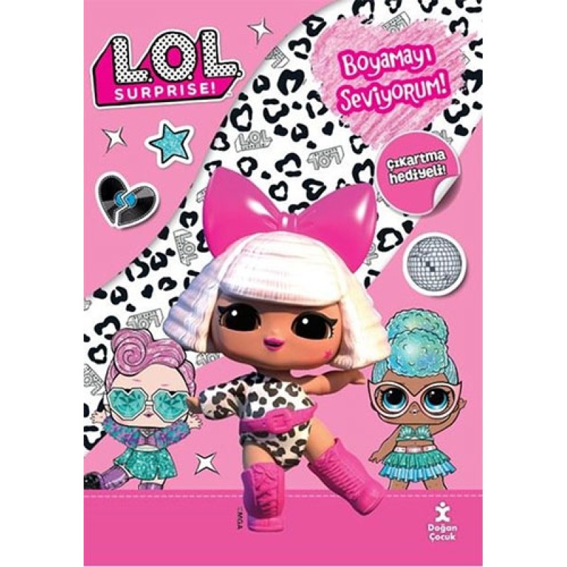 Lol Surprise! Boyamayı Seviyorum! - Çıkartma Hediyeli Lol Surprise! Boyamayı Seviyorum! - Çıkartma Hediyeli