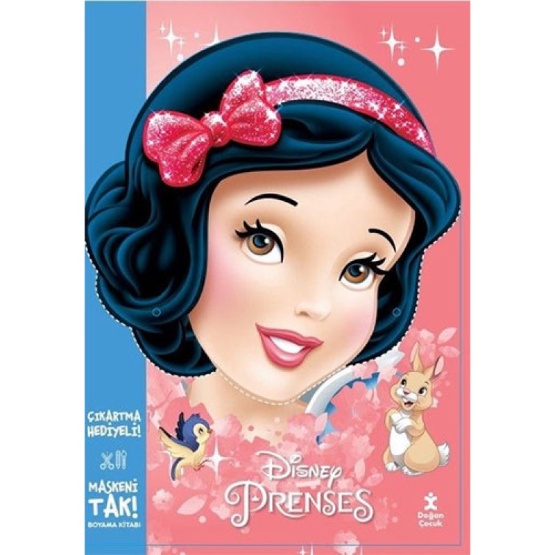 Disney Prenses - Maskeni Tak! Çıkartma Hediyeli Boyama Kitabı