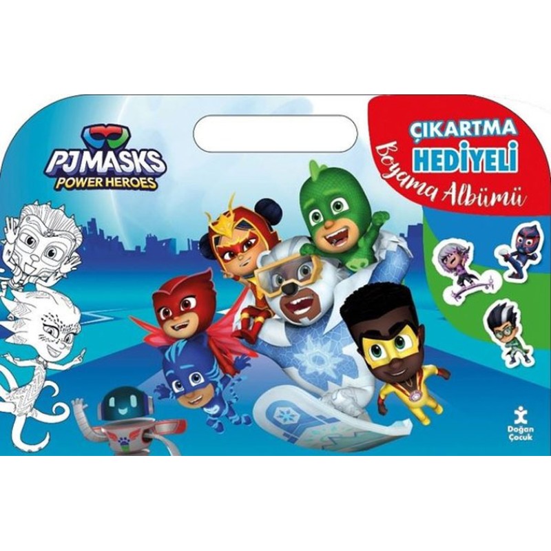 Pjmasks Power Heroes - Çıkartma Hediyeli Boyama Albümü Pjmasks Power Heroes - Çıkartma Hediyeli Boyama Albümü