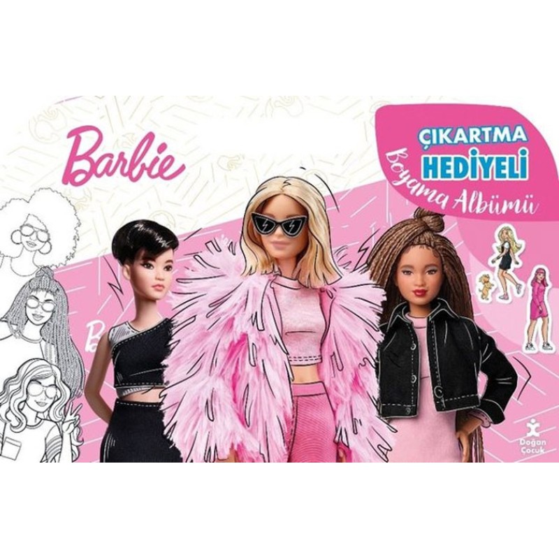 Barbie - Çıkartma Hediyeli Boyama Albümü Barbie - Çıkartma Hediyeli Boyama Albümü
