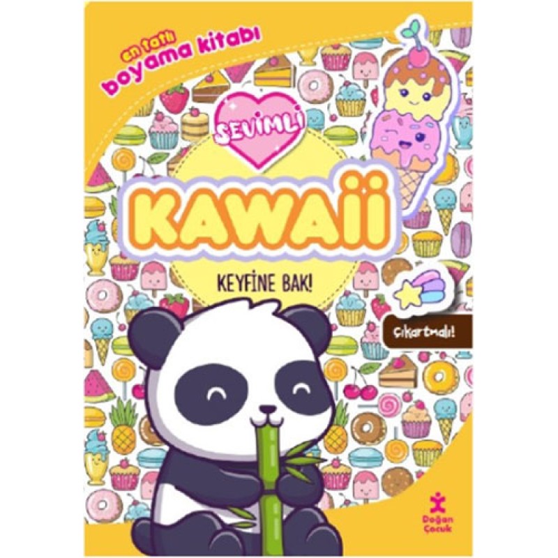 Kawaii Boyama Kitabı - Keyfine Bak Kawaii Boyama Kitabı - Keyfine Bak