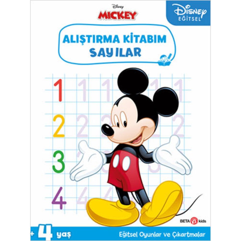 Disney Eğitsel Çıkartmalı Mickey Alıştırma Kitabım - Sayılar Disney Eğitsel Çıkartmalı Mickey Alıştırma Kitabım - Sayılar