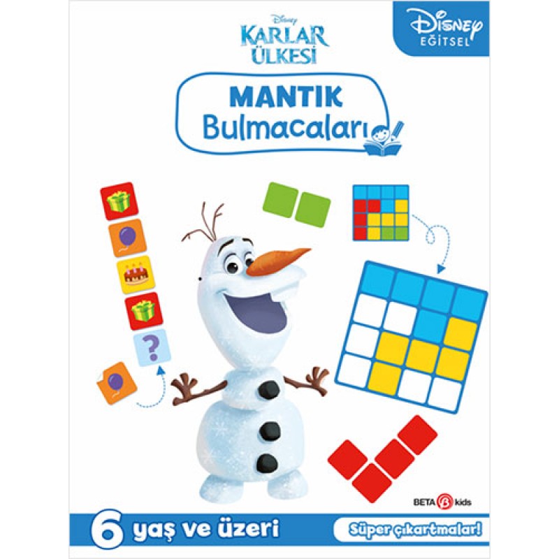Disney Eğitsel Karlar Ülkesi - Çıkartmalı Mantık Bulmacaları Disney Eğitsel Karlar Ülkesi - Çıkartmalı Mantık Bulmacaları