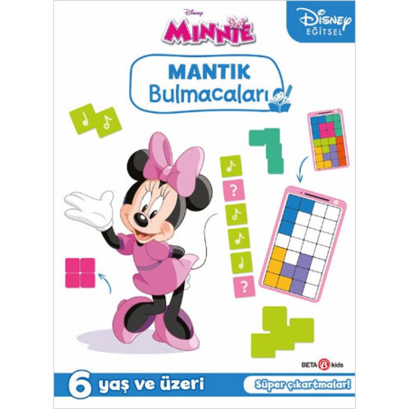 Disney Eğitsel Minnie - Çıkartmalı Mantık Bulmacaları Disney Eğitsel Minnie - Çıkartmalı Mantık Bulmacaları
