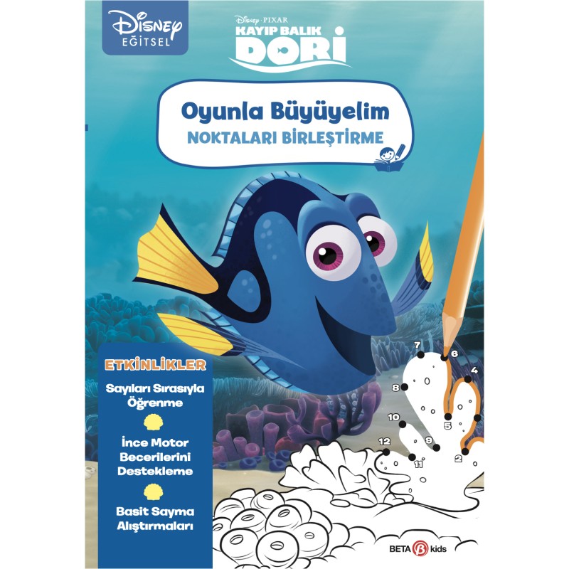 Oyunla Büyüyelim Noktaları Birleştirme - Kayıp Balık Dori Oyunla Büyüyelim Noktaları Birleştirme - Kayıp Balık Dori