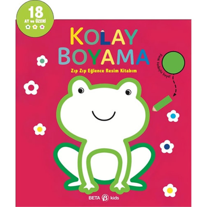 Kolay Boyama - Zıp Zıp Eğlence Resim Kitabım Kolay Boyama - Zıp Zıp Eğlence Resim Kitabım