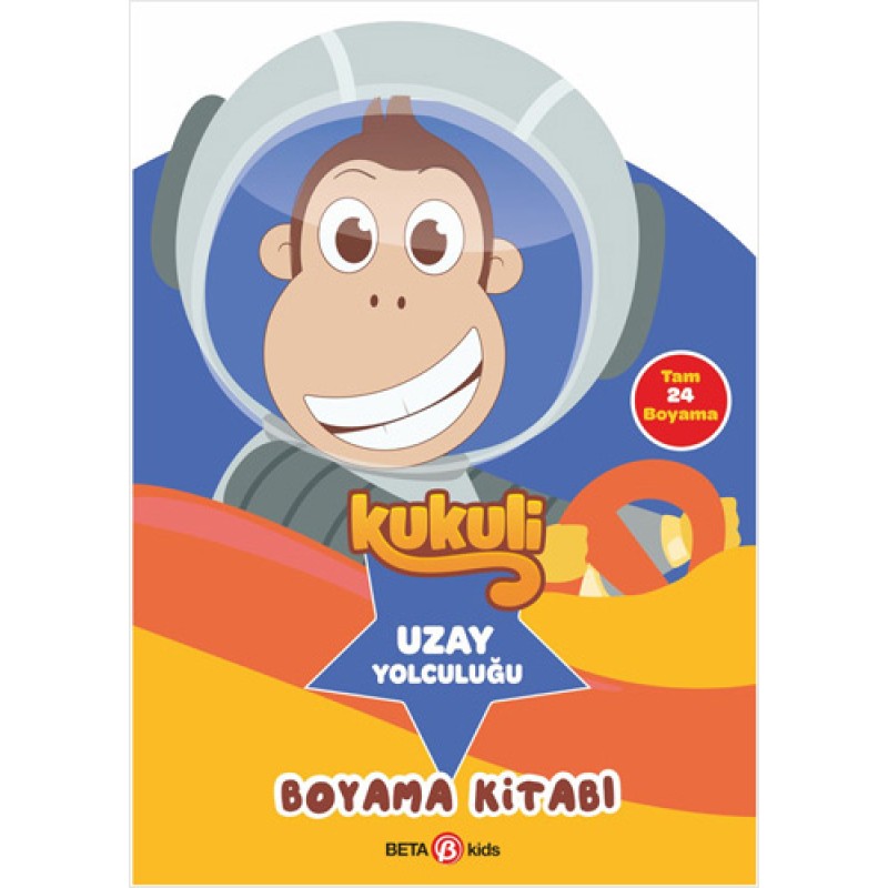 Kukuli - Uzay Yolculuğu Boyama Kitabı Kukuli - Uzay Yolculuğu Boyama Kitabı