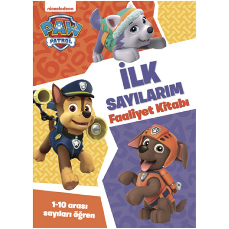 Paw Patrol - İlk Sayılarım Faaliyet Kitabı Paw Patrol - İlk Sayılarım Faaliyet Kitabı