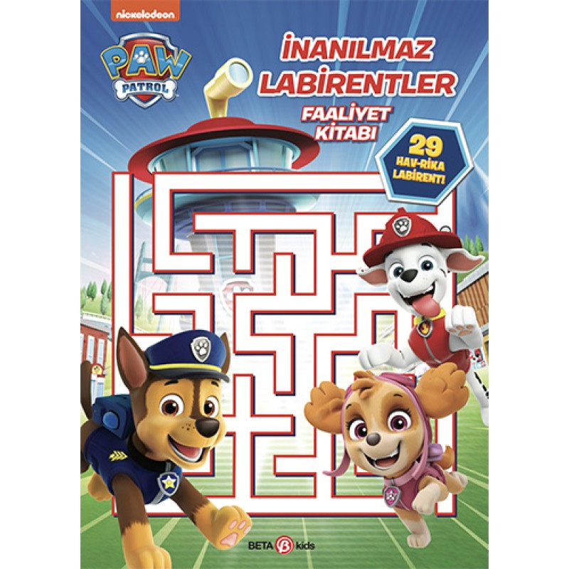 Paw Patrol İnanılmaz Labirentler Aktivite Kitabı Paw Patrol İnanılmaz Labirentler Aktivite Kitabı