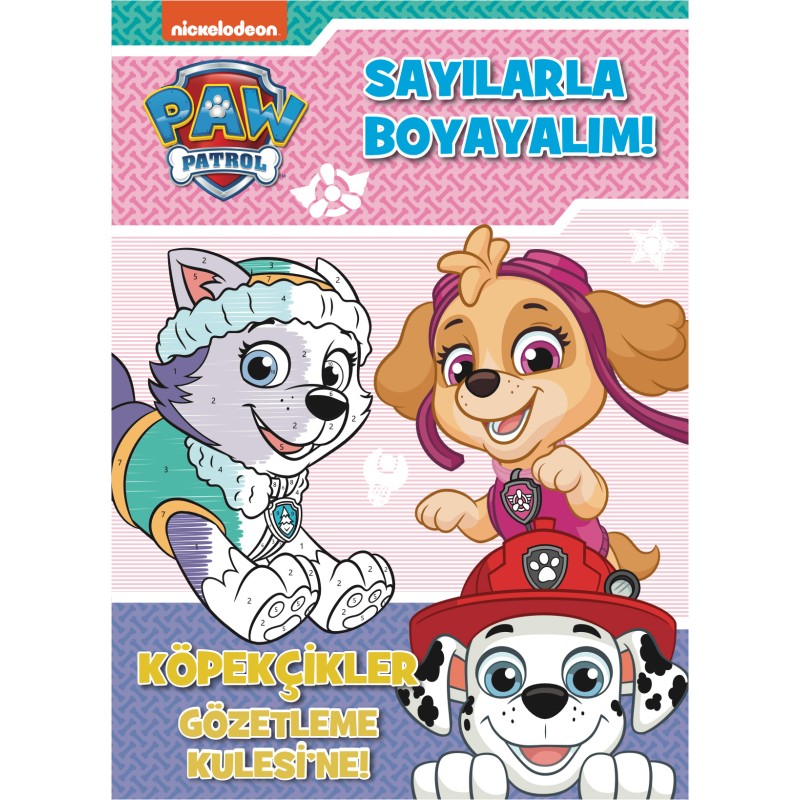 Paw Patrol Sayılarla Boyayalım Paw Patrol Sayılarla Boyayalım