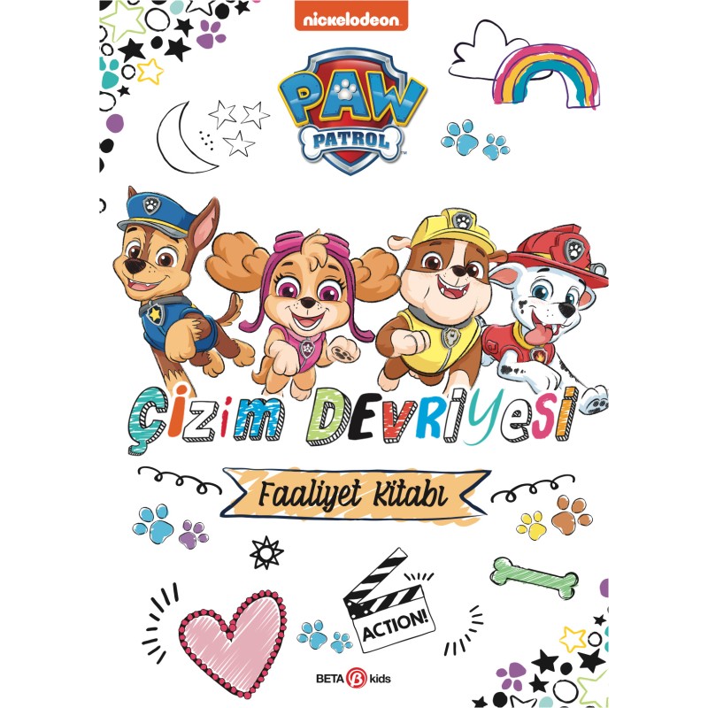 Paw Patrol Çizim Devriyesi Boyama Kitabı Paw Patrol Çizim Devriyesi Boyama Kitabı