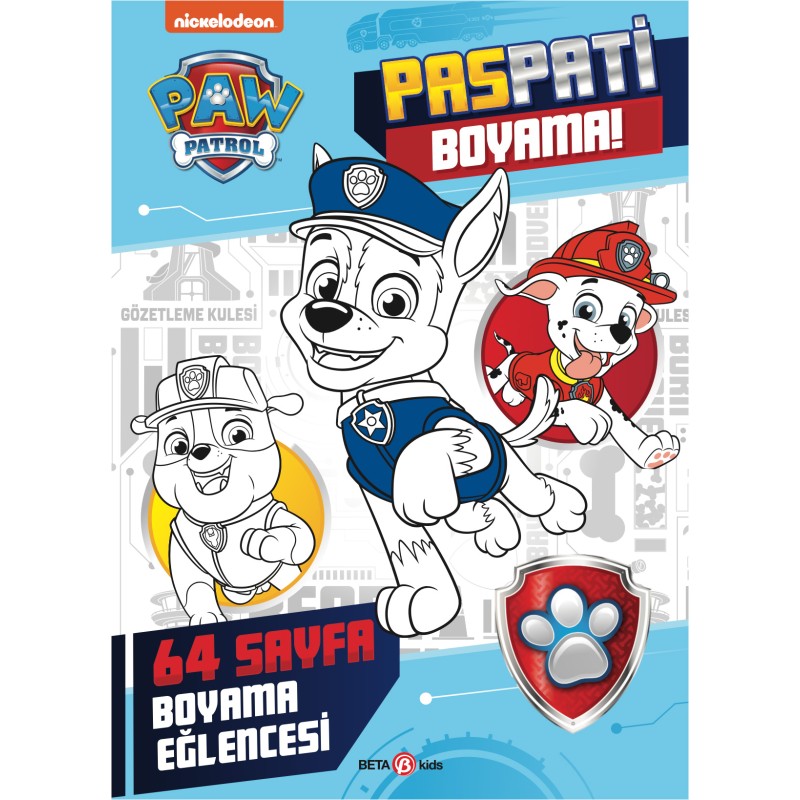 Paw Patrol Paspati Boyama Kitabı Paw Patrol Paspati Boyama Kitabı
