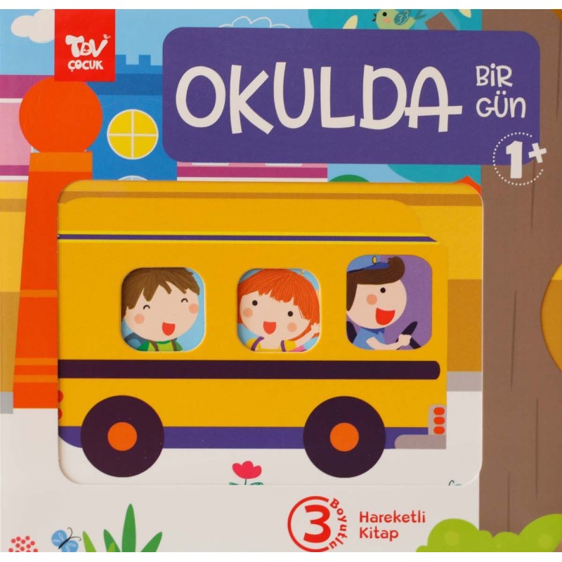 Hareketli 3d Kitap Okulda Bir Gün