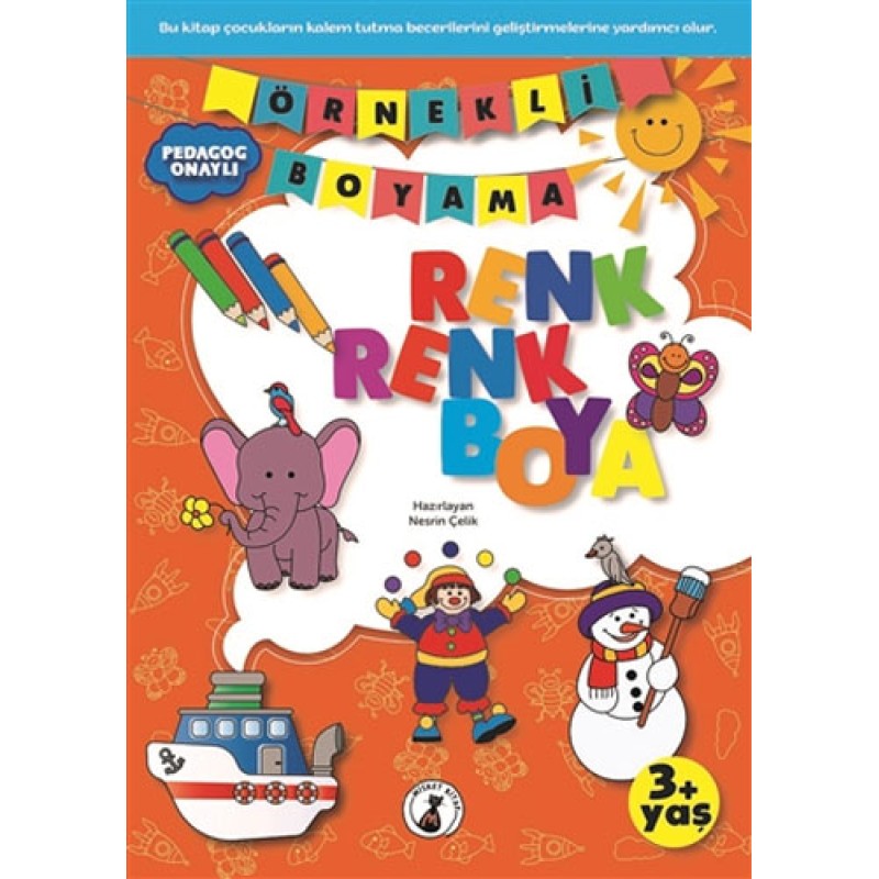 Örnekli Boyama - Renk Renk Boya (3+ Yaş) Örnekli Boyama - Renk Renk Boya (3+ Yaş)
