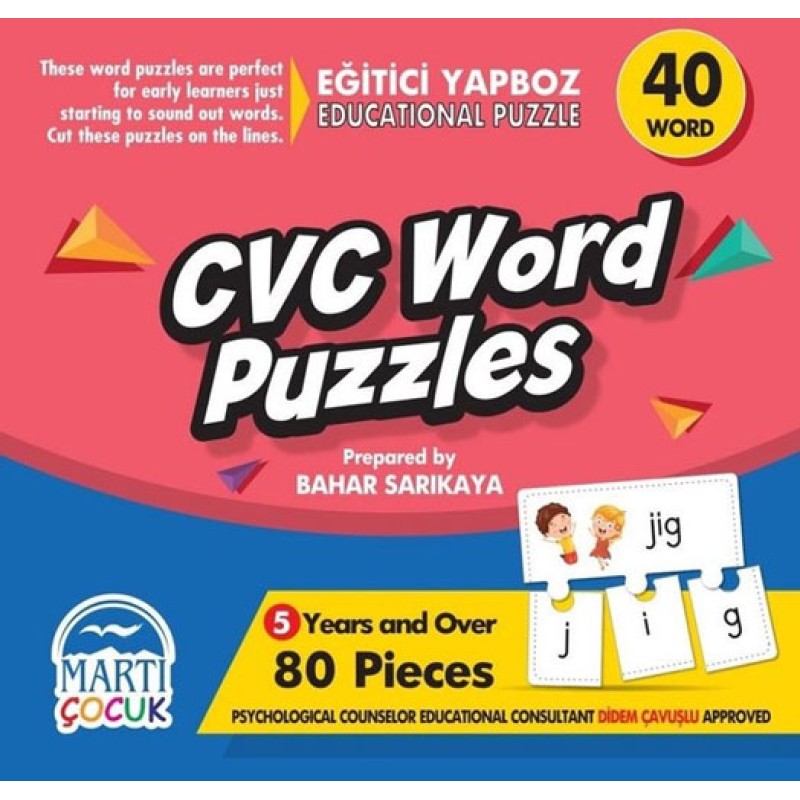 Eğitici Yapboz - CVC Word Puzzles Eğitici Yapboz - CVC Word Puzzles