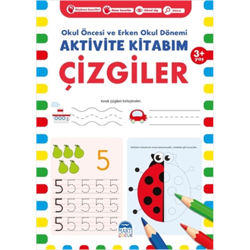 Aktivite Kitabım - Çizgiler 3+