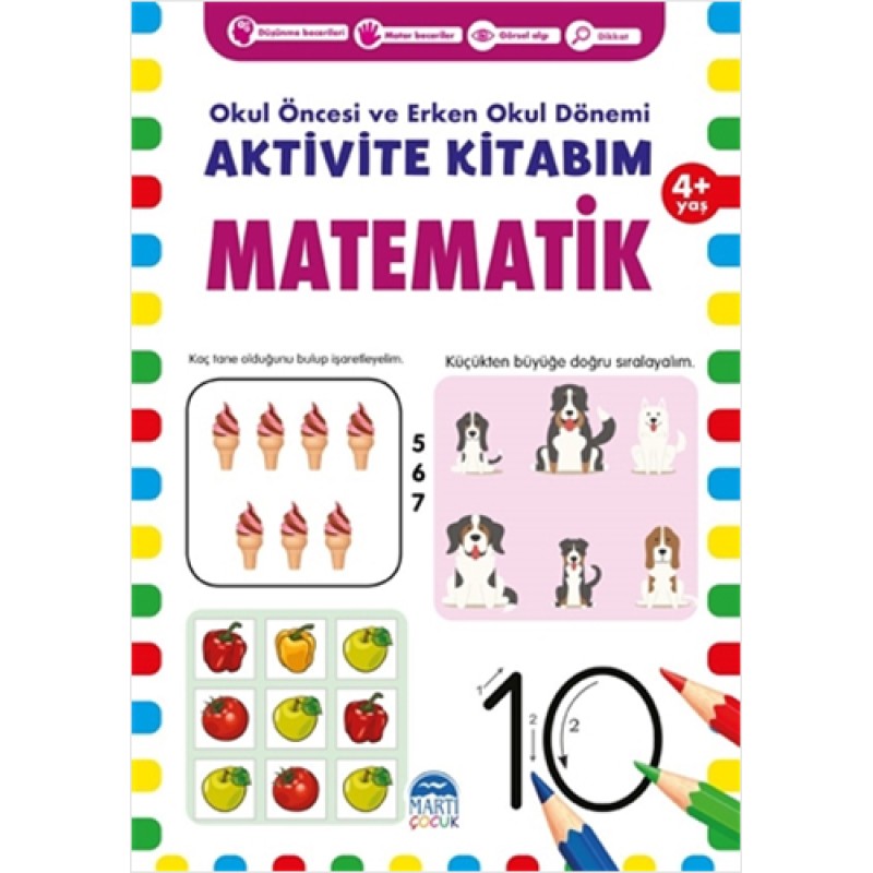 Aktivite Kitabım - Matematik 4+ Yaş