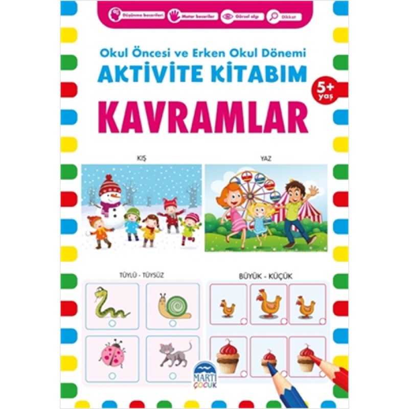Aktivite Kitabım - Kavramlar 5+ Yaş