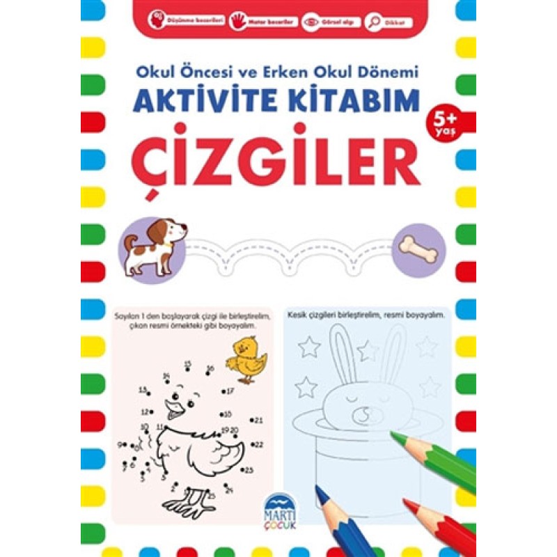 Aktivite Kitabım - Çizgiler 5+ Yaş