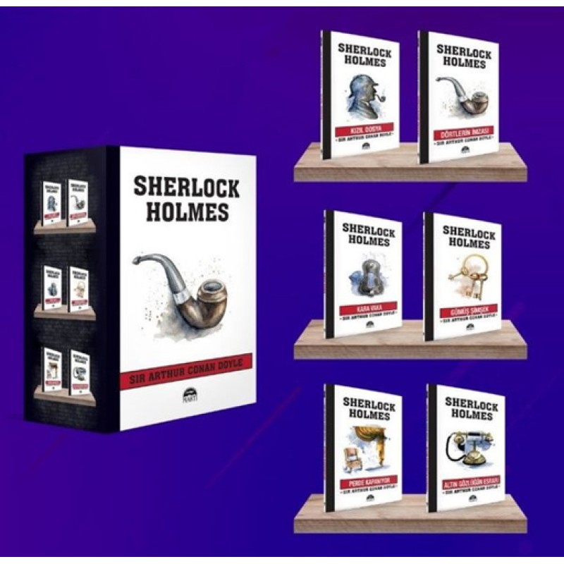 Sherlock Holmes Pipo - 6 Kitap Takım