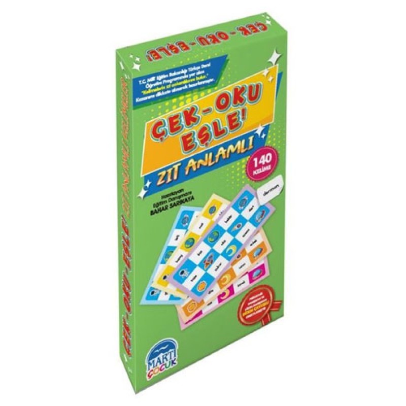 Çek - Oku - Eşle! / Zıt Anlamlı 140 Kelime Çek - Oku - Eşle! / Zıt Anlamlı 140 Kelime